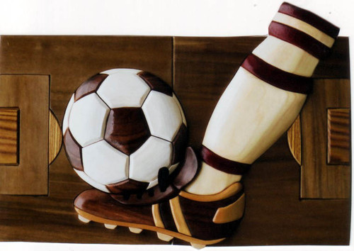 SOCCER INTARSIA PATTERN