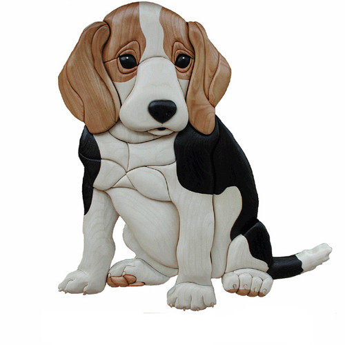 BEAGLE PUP Intarsia Pattern