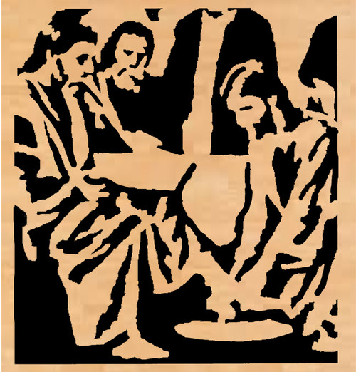 JESUS WASHING FEET PATTERN