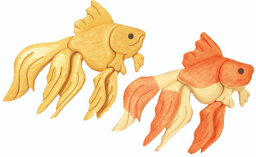 BEGINNER GOLDFISH INTARSIA PATTERN