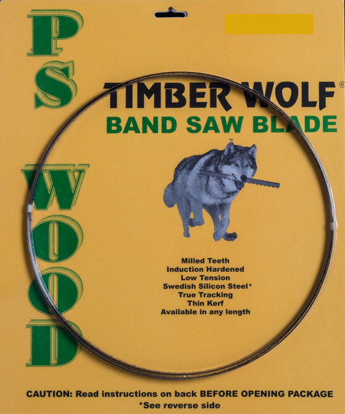 100" Timber Wolf band saw blades