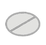 OVAL/HALF Bowl & Tray Template