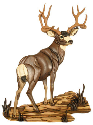 Jumper (Deer), Intarsia Scroll Saw Pattern