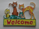 WELCOME CATS PATTERN