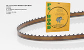 1/2" x 3AS .032 thick Series Timber Wolf® band saw blade