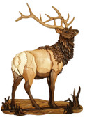 STANDING ELK INTARSIA PATTERN