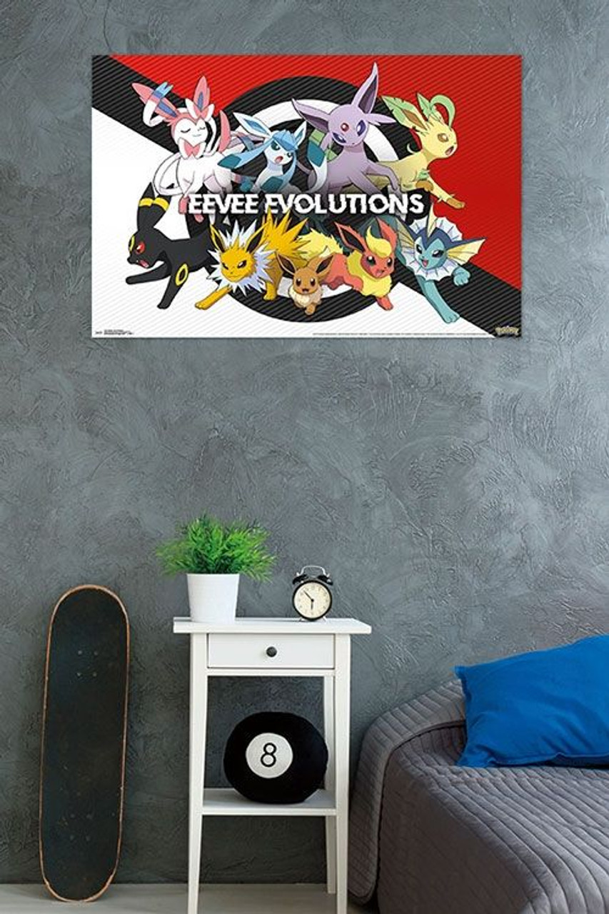 Eevee Evolution, Pokemon Poster