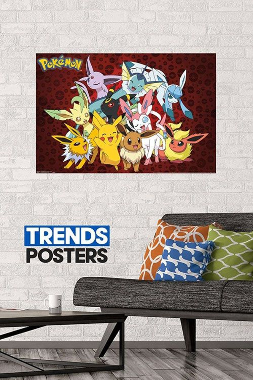 Pokemon Eeveelutions Double-Sided Hologram Poster – PandaGyoza Studios