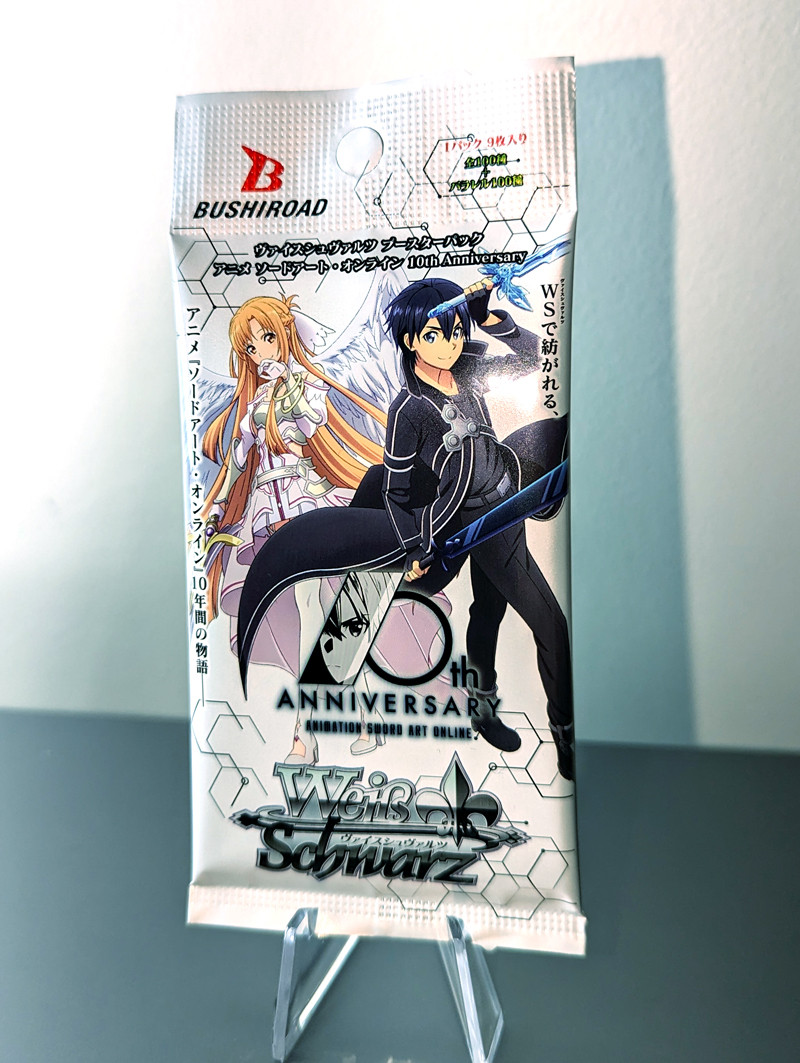 sword art online 10th anniversary booster box Bushiroad Weiss Schwarz Sword Art Online 10th Anniversary Booster Box, 16  Packs