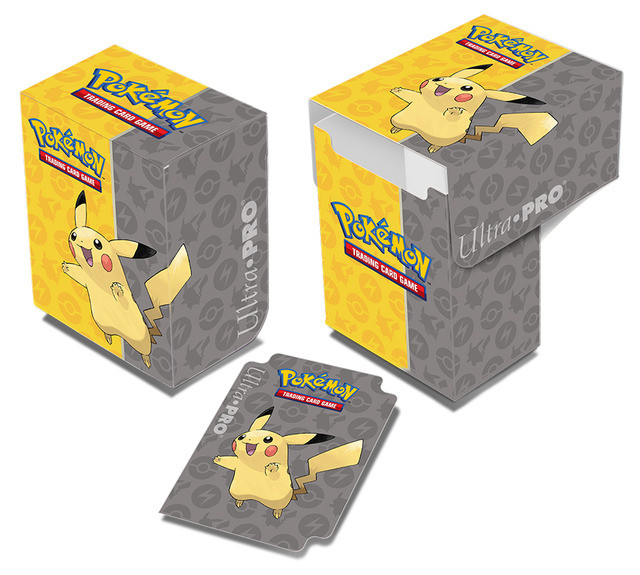Pokemon Capture Box Ultra PRO - Pokémon Deck Box - Pikachu (Grey) - RetreatCost.com ...