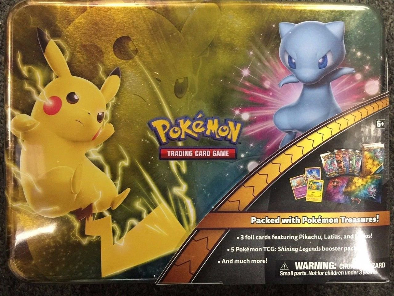 Pokemon Shining Legends Collector Chest Tin