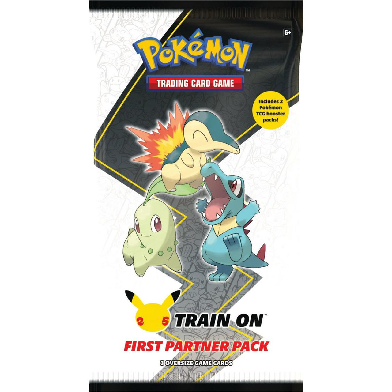 Pikachu, Chikorita, Cyndaquil & Totodile Pokémon Pins (4-Pack)