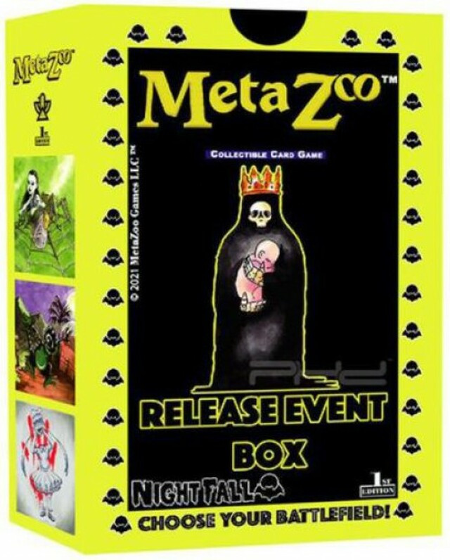 MetaZoo - Nightfall 1st Edition - Release Event Box - RetreatCost.com -  Pokémon TCG & Accessories