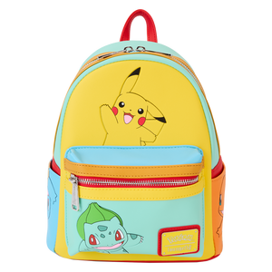 Loungefly - Pokémon Color Block Mini Backpack Loungefly - Pokémon Color Block Mini Backpack