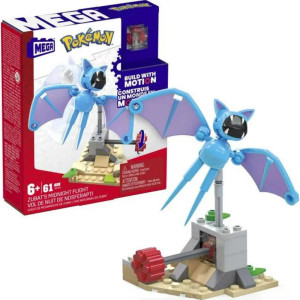 MEGA Pokemon Building Toys Kit, Zubat's Midnight Flight (Build with Motion, 61 Pieces) MEGA Pokemon Building Toys Kit, Zubat's Midnight Flight (Build with Motion, 61 Pieces)