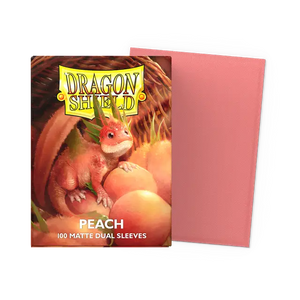 Dragon Shield - Peach - Matte - 100ct Card Sleeves