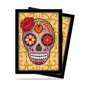 Ultra Pro Pink Skull Dia De Los Muertos-Sleeves