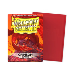 Dragon Shield - Standard Card Sleeves (100): Crimson