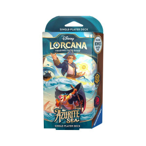 Disney Lorcana Azurite Sea Amber and Ruby Player Deck Disney Lorcana Azurite Sea Amber and Ruby Player Deck