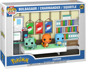 Funko Pop Moments Deluxe: Pokemon - Starters - Bulbasaur, Charmander, Squirtle Funko Pop Moments Deluxe: Pokemon - Starters - Bulbasaur, Charmander, Squirtle