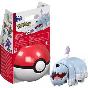 Mega Bloks Pokemon Greavard Poke Ball Mega Bloks Pokemon Greavard Poke Ball