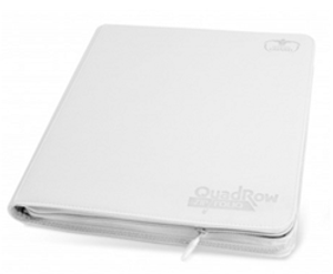 Ultimate Guard 12 Pocket Quadrow Zipfolio Xenoskin: White Ultimate Guard 12 Pocket Quadrow Zipfolio Xenoskin: White