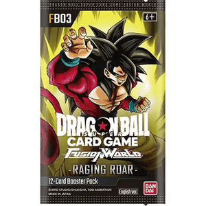 DBZ Super TCG Fusion World Raging Roar FB03 PACK DBZ Super TCG Fusion World Raging Roar FB03 PACK