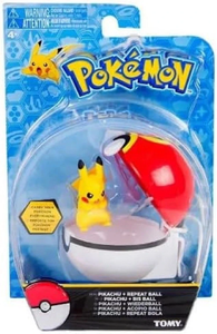 Pokemon Clip n Carry Poke Ball Pikachu and Repeat Ball (Angry)