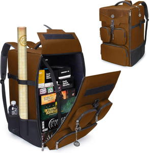 ENHANCE Collector's Edition Board Game Backpack - Dragon Brown