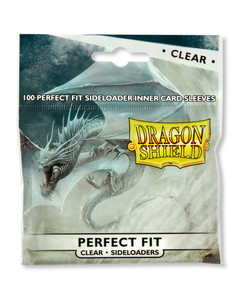 Perfect Fit sideloading sleeves for maximum card protection. Perfect Fit sleeves fit cards even closer, and go inside all Standard Size Dragon Shields. 100 sleeves per bag.