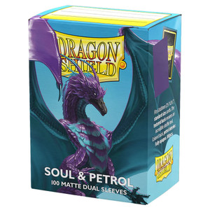 Dragon Shield - Matte Dual Card Sleeves 100ct  - Soul & Petrol