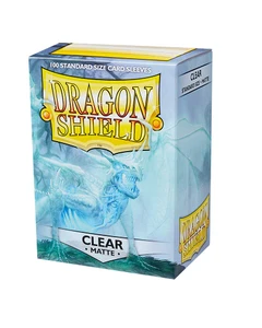 Dragon Shield - Clear - Matte - 100ct Card Sleeves