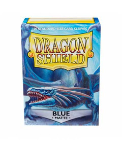 Dragon Shield - Blue - Matte - 100ct Card Sleeves