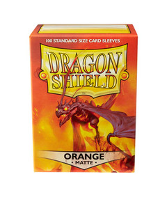 Dragon Shield - Orange - Matte - 100ct Card Sleeves Dragon Shield - Orange - Matte - 100ct Card Sleeves