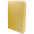 UltraPRO - VIVID 9 Pocket Zippered Pro Binder - Yellow (Pale Yellow / Tan)