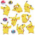 RoomMates - Pokemon Pikachu Wall Decals - 12ct