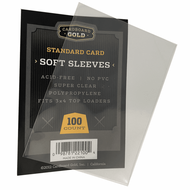 Cardboard Gold - Soft Sleeves - 100ct