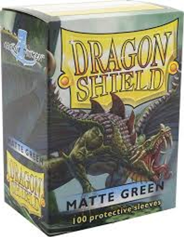 Dragon Shield - Matte Green - 100ct Card Sleeves