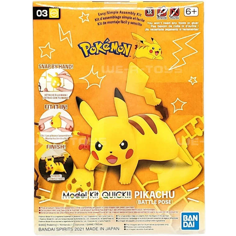 Pokemon Model Kit Pikachu Battle Pose