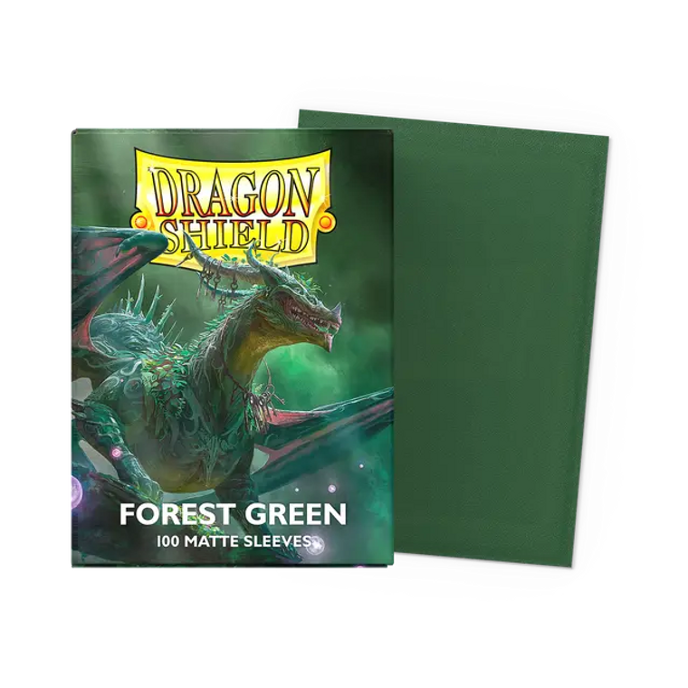 Dragon Shield - Sleeves - Matte - Forest Green