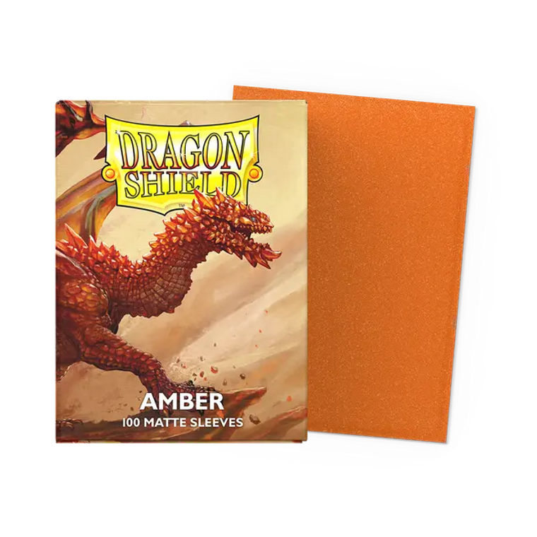 Dragon Shield Sleeves - Amber