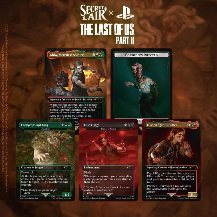 Magic: The Gathering - Secret Lair x Playstation (Last Of Us Part 2)