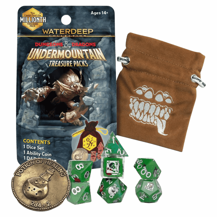 Sirius Dice - Dungeons & Dragons - UnderMountain - Treasure Packs
