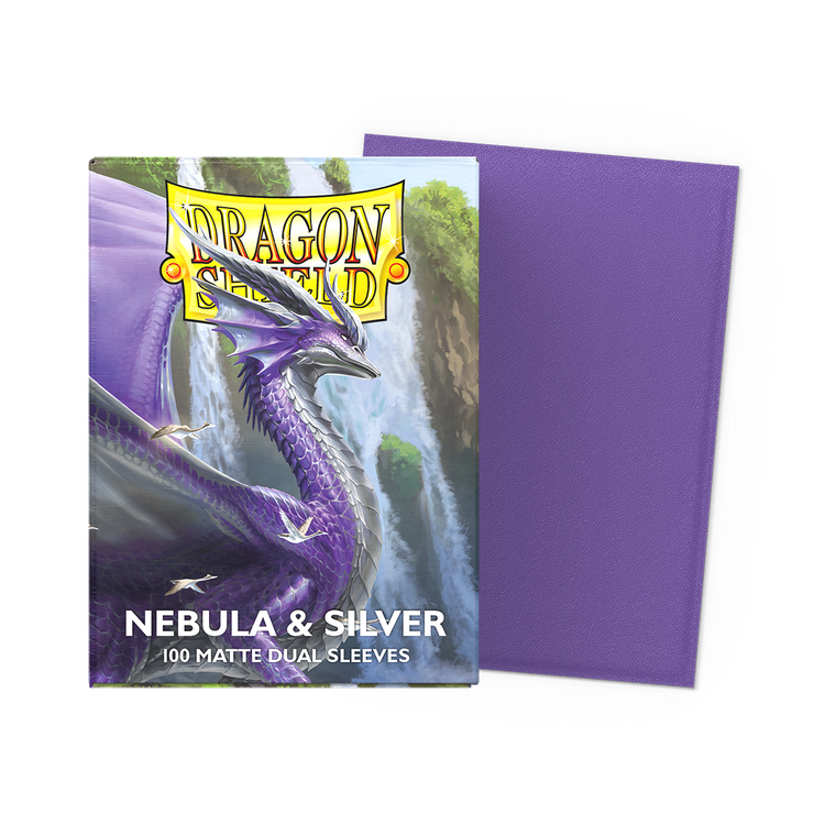 Dragon Shield - Card Sleeves - Nebula & Silver