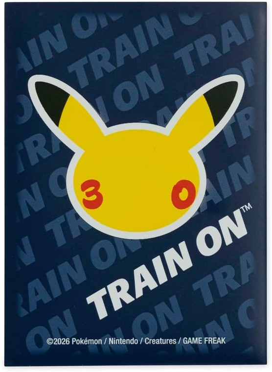 Pokemon TCG - Pokemon 30th Celebration Card Sleeves (65 Sleeves)