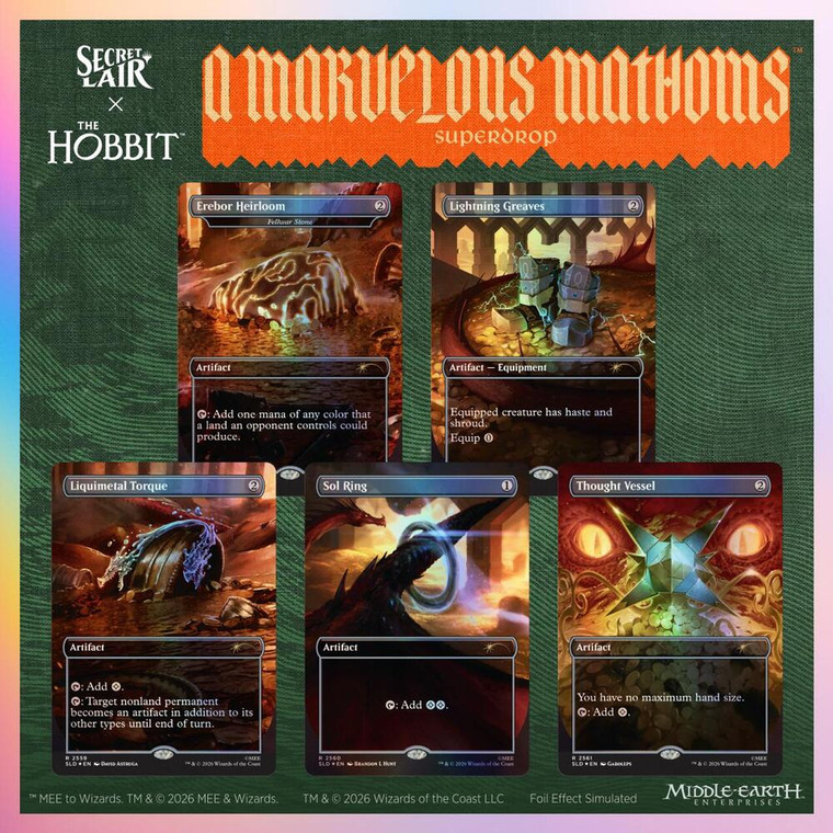 Magic: The Gathering x Hobbit- Secret Lair - Smaug's Spoils (Foil)