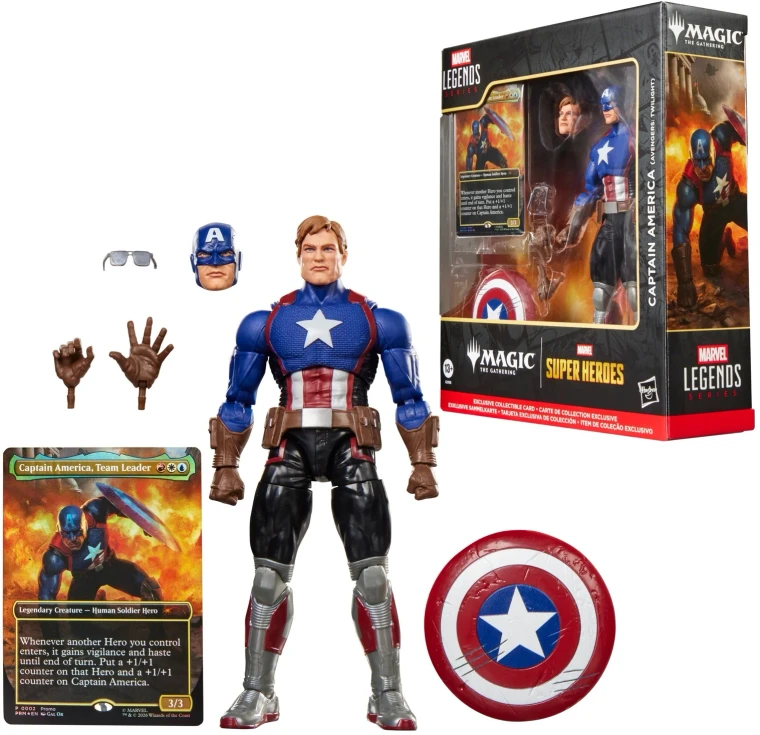 Magic The Gathering x Marvel Legends Series: Captain America (Avengers: Twilight)