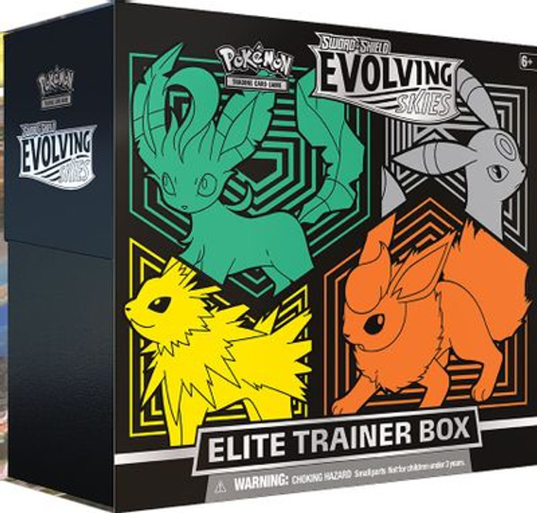 Pokémon TCG - Sword & Shield Evolving Skies - Elite Trainer Box (Jolteon, Flareon, Umbreon & Leafeon)