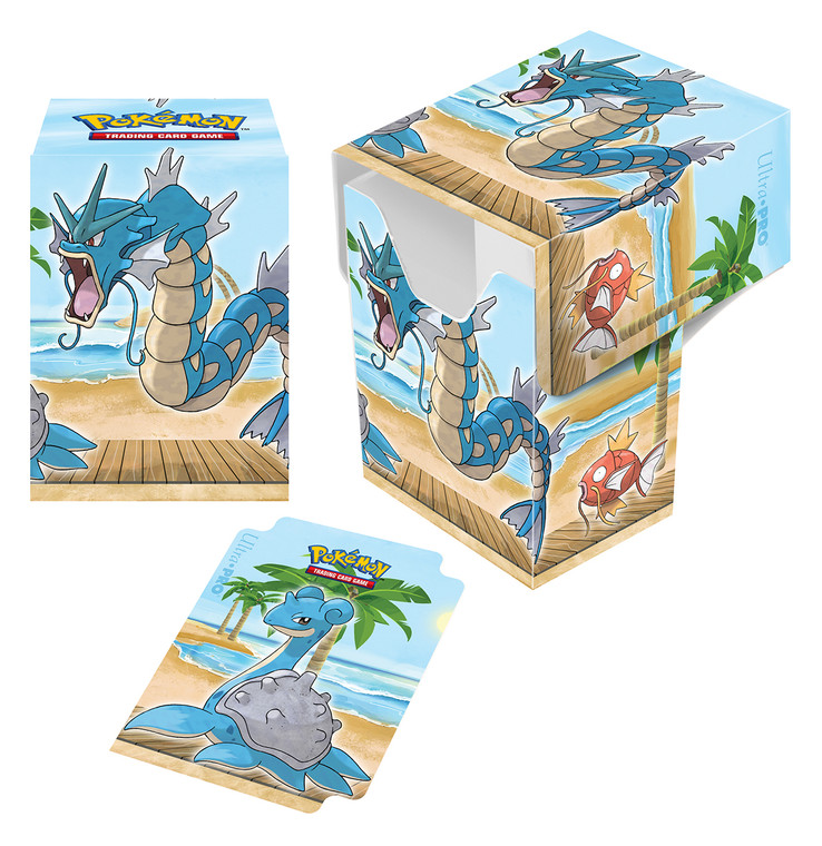 Ultra-PRO - Gallery Series - Seaside Gyrados, Laparas, Magikarp - Full View Deck Box