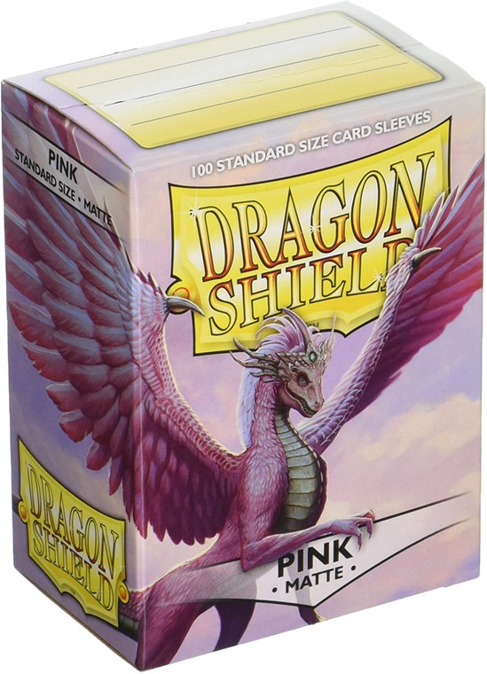 Dragon Shield - Pink - Matte - 100ct Card Sleeves